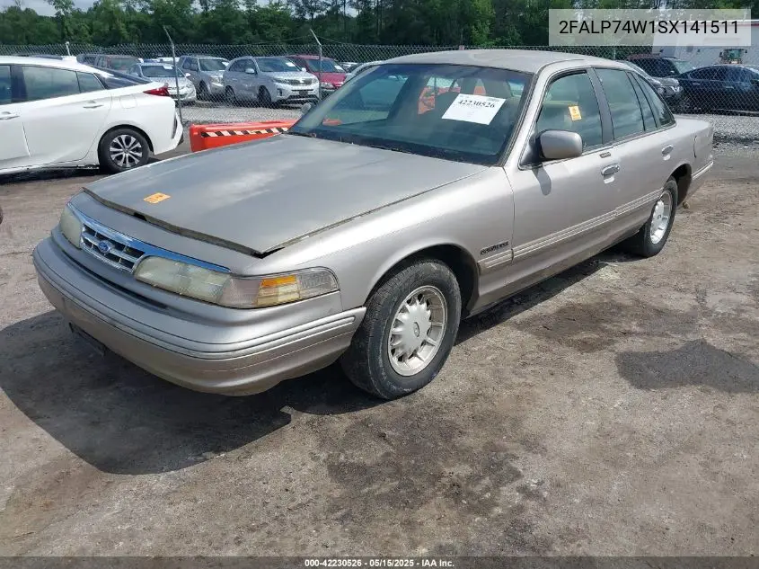 1995 Ford Crown Victoria Lx VIN: 2FALP74W1SX141511 Lot: 42230526