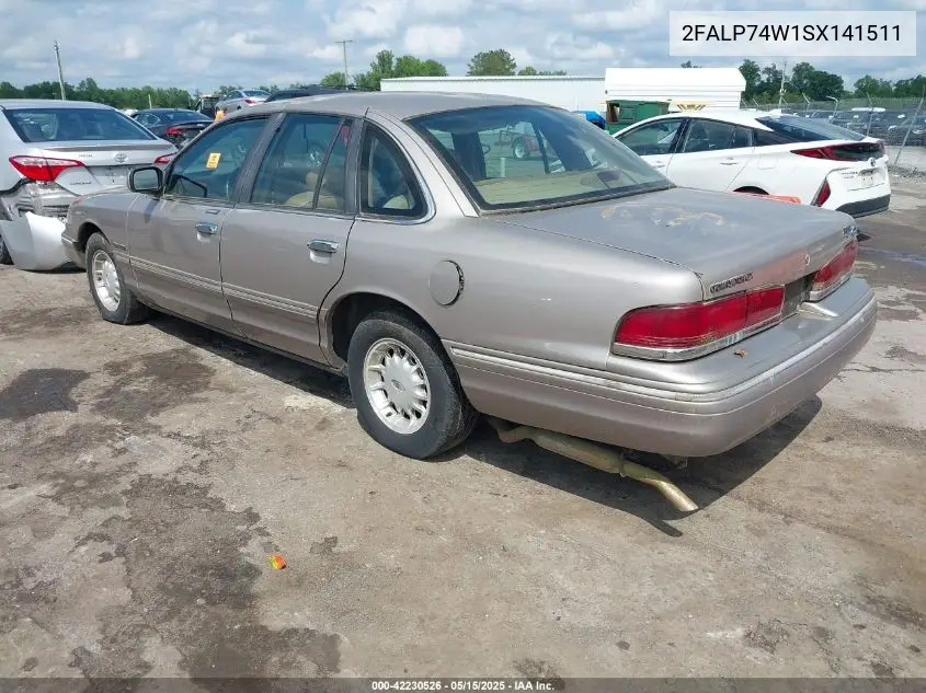 1995 Ford Crown Victoria Lx VIN: 2FALP74W1SX141511 Lot: 42230526
