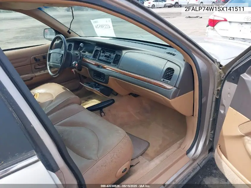 1995 Ford Crown Victoria Lx VIN: 2FALP74W1SX141511 Lot: 42230526
