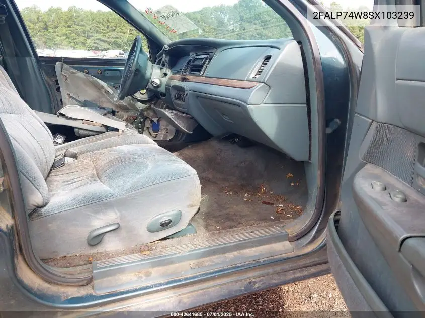 1995 Ford Crown Victoria Lx VIN: 2FALP74W8SX103239 Lot: 42641685