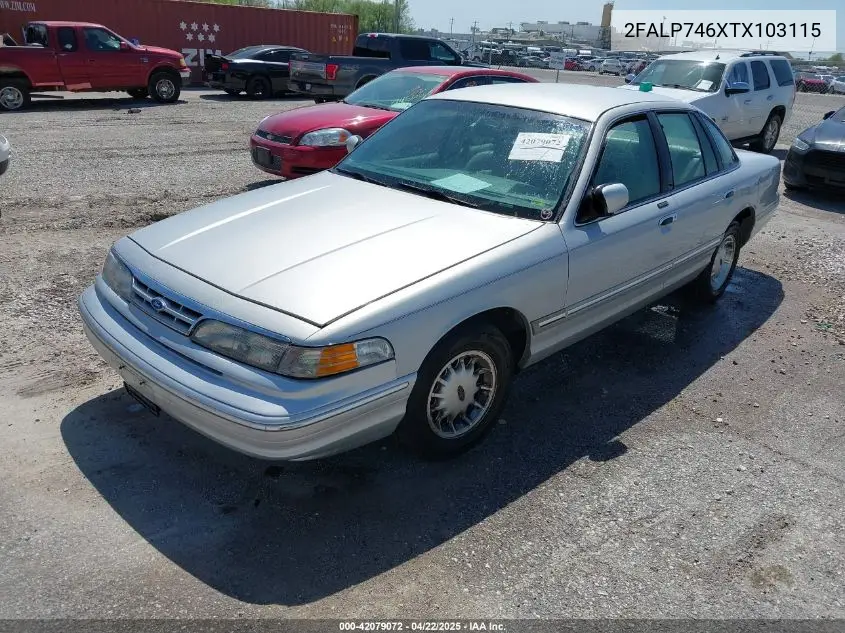 1996 Ford Crown Victoria Lx VIN: 2FALP746XTX103115 Lot: 42079072