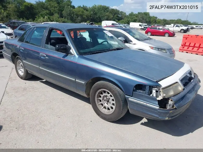 1996 Ford Crown Victoria Lx VIN: 2FALP74W3TX201015 Lot: 42633185