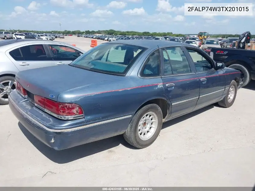 1996 Ford Crown Victoria Lx VIN: 2FALP74W3TX201015 Lot: 42633185