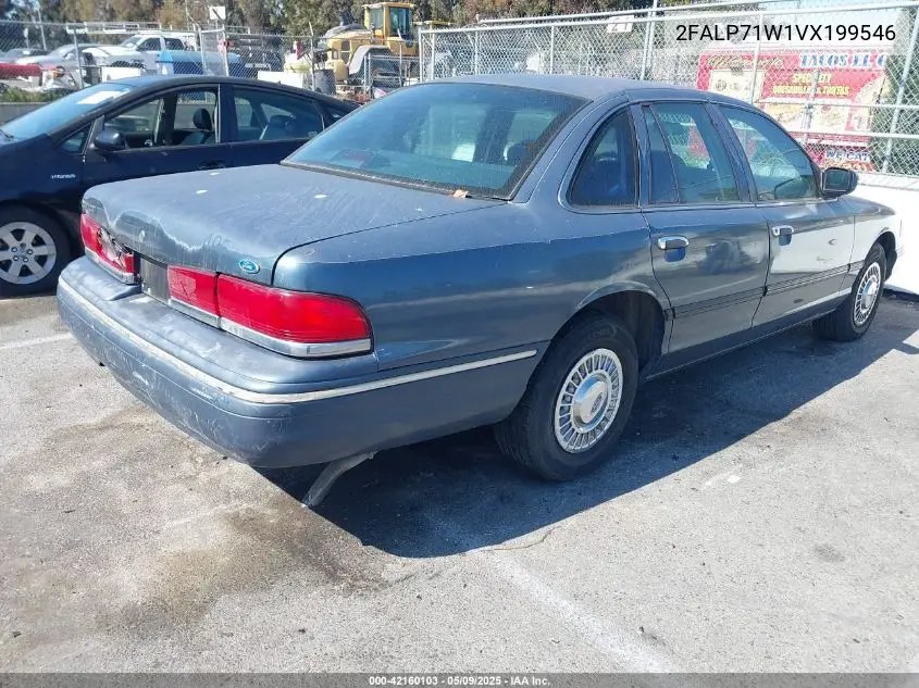 1997 Ford Crown Victoria Police Interceptor VIN: 2FALP71W1VX199546 Lot: 42160103