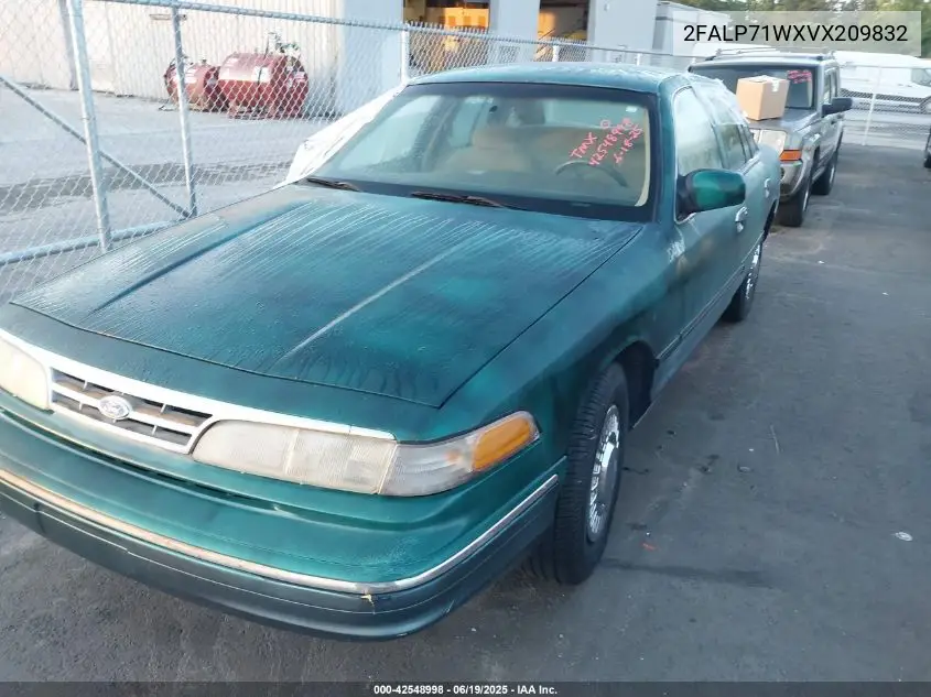1997 Ford Crown Victoria Police Interceptor VIN: 2FALP71WXVX209832 Lot: 42548998