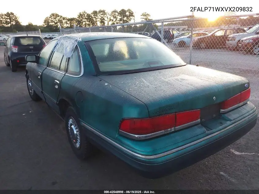 1997 Ford Crown Victoria Police Interceptor VIN: 2FALP71WXVX209832 Lot: 42548998