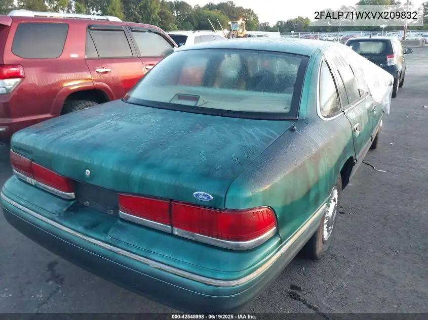 1997 Ford Crown Victoria Police Interceptor VIN: 2FALP71WXVX209832 Lot: 42548998