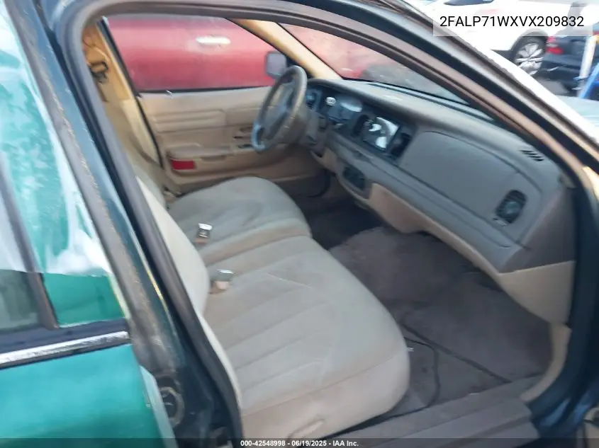 1997 Ford Crown Victoria Police Interceptor VIN: 2FALP71WXVX209832 Lot: 42548998