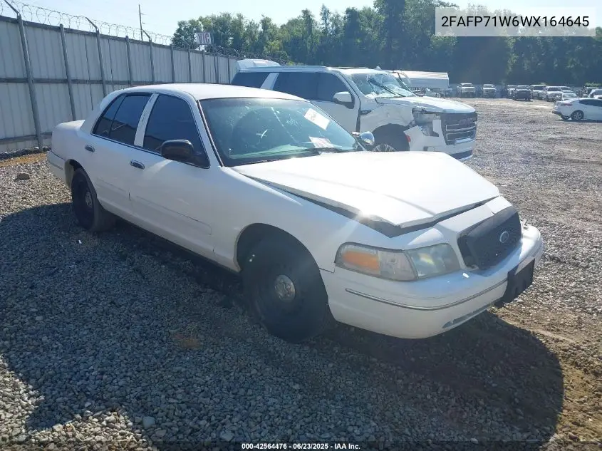1998 Ford Crown Victoria Police Interceptor VIN: 2FAFP71W6WX164645 Lot: 42564476