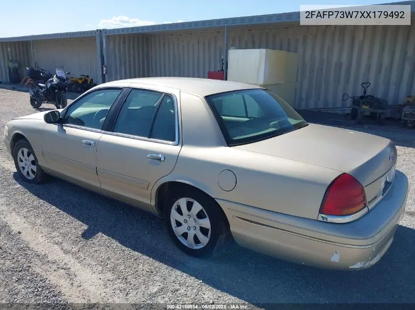 1999 Ford Crown Victoria VIN: 2FAFP73W7XX179492 Lot: 42188954