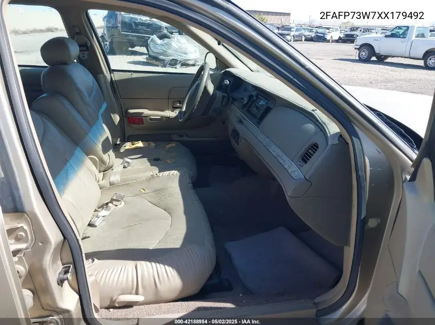 1999 Ford Crown Victoria VIN: 2FAFP73W7XX179492 Lot: 42188954