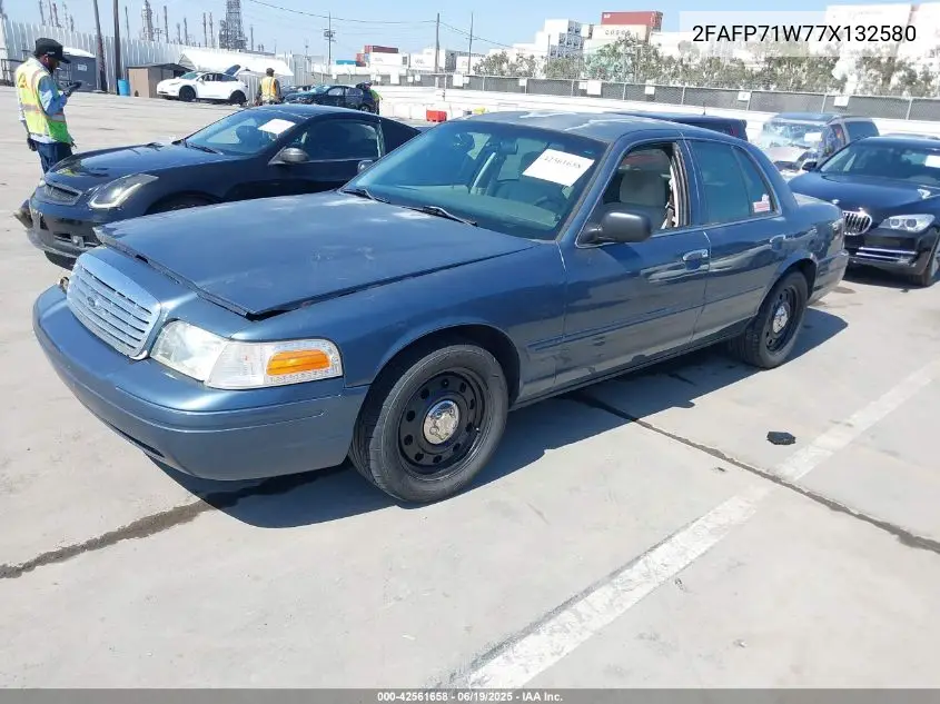 2007 Ford Crown Victoria Police/Police Interceptor VIN: 2FAFP71W77X132580 Lot: 42561658