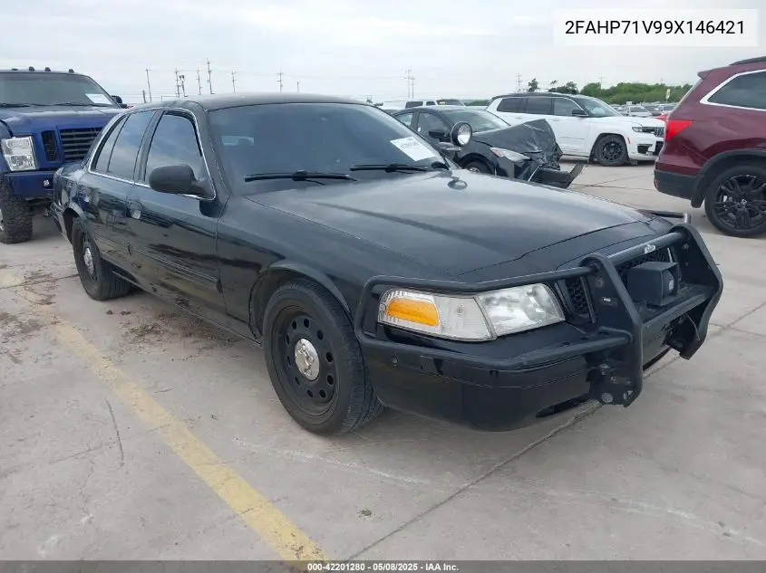 2009 Ford Crown Victoria Police/Police Interceptor VIN: 2FAHP71V99X146421 Lot: 42201280