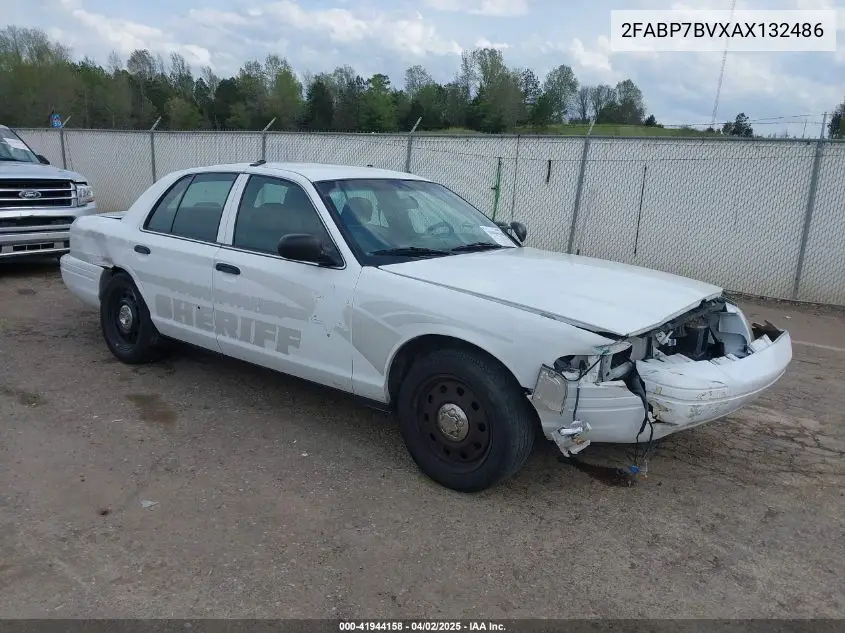 2010 Ford Crown Victoria Police/Police Interceptor VIN: 2FABP7BVXAX132486 Lot: 41944158