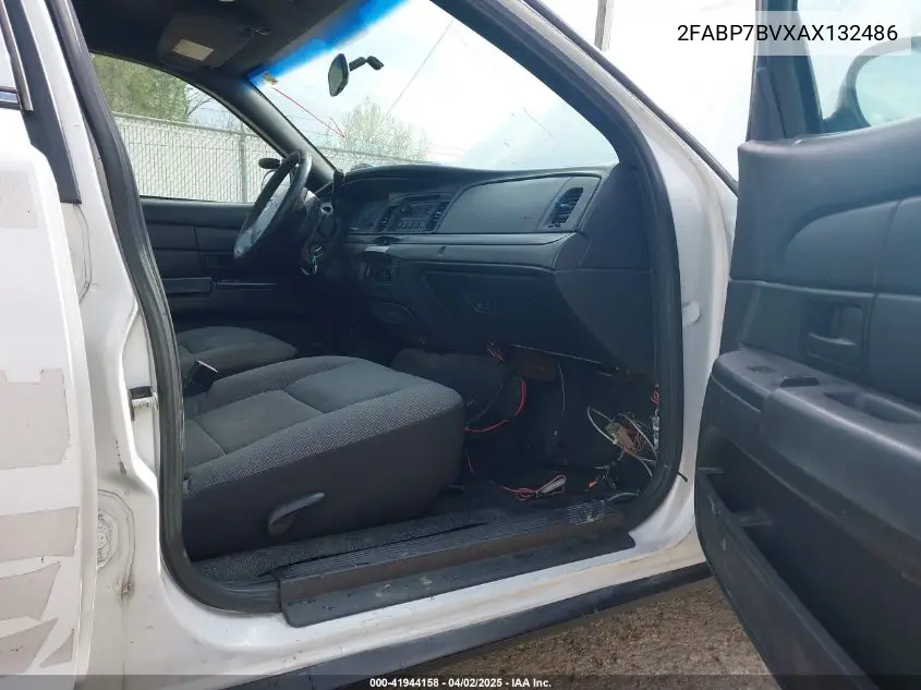 2010 Ford Crown Victoria Police/Police Interceptor VIN: 2FABP7BVXAX132486 Lot: 41944158