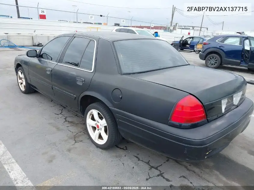 2010 Ford Crown Victoria Police/Police Interceptor VIN: 2FABP7BV2AX137715 Lot: 42185553