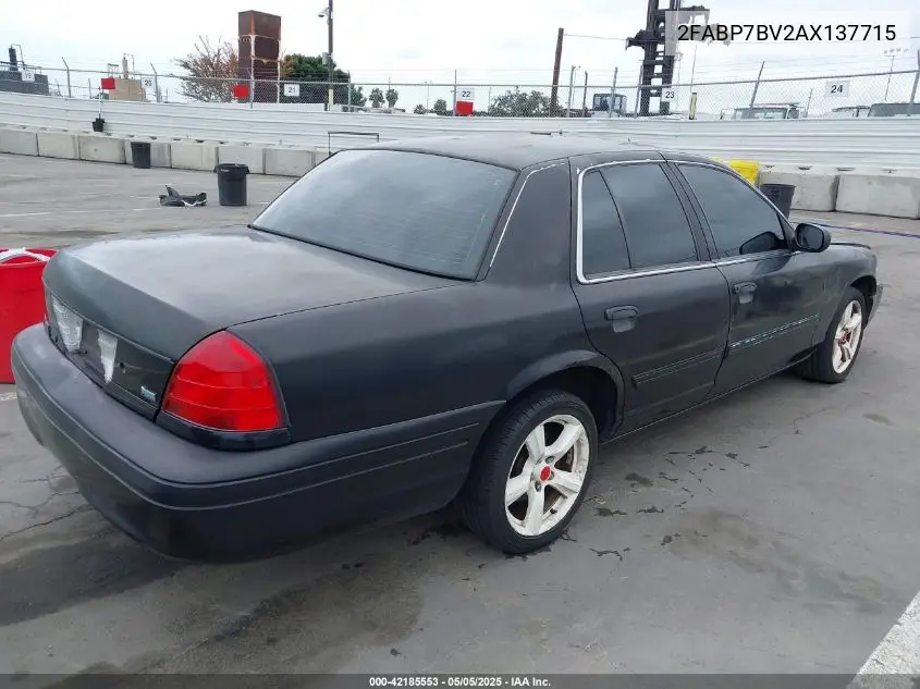 2010 Ford Crown Victoria Police/Police Interceptor VIN: 2FABP7BV2AX137715 Lot: 42185553