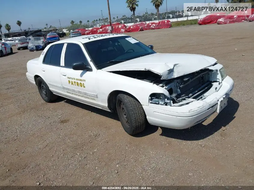 2010 Ford Crown Victoria Police Interceptor VIN: 2FABP7BVXAX124727 Lot: 42543692