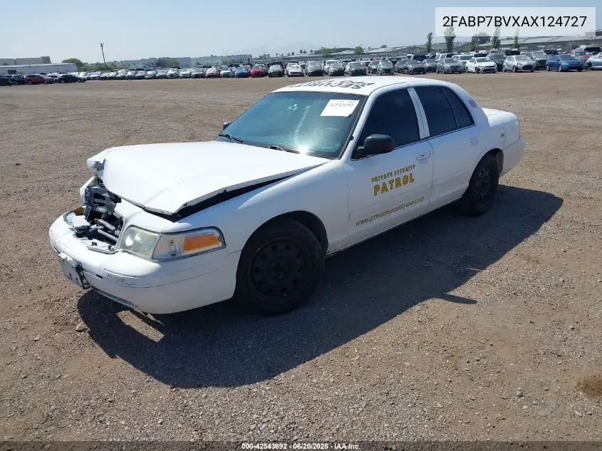 2010 Ford Crown Victoria Police Interceptor VIN: 2FABP7BVXAX124727 Lot: 42543692