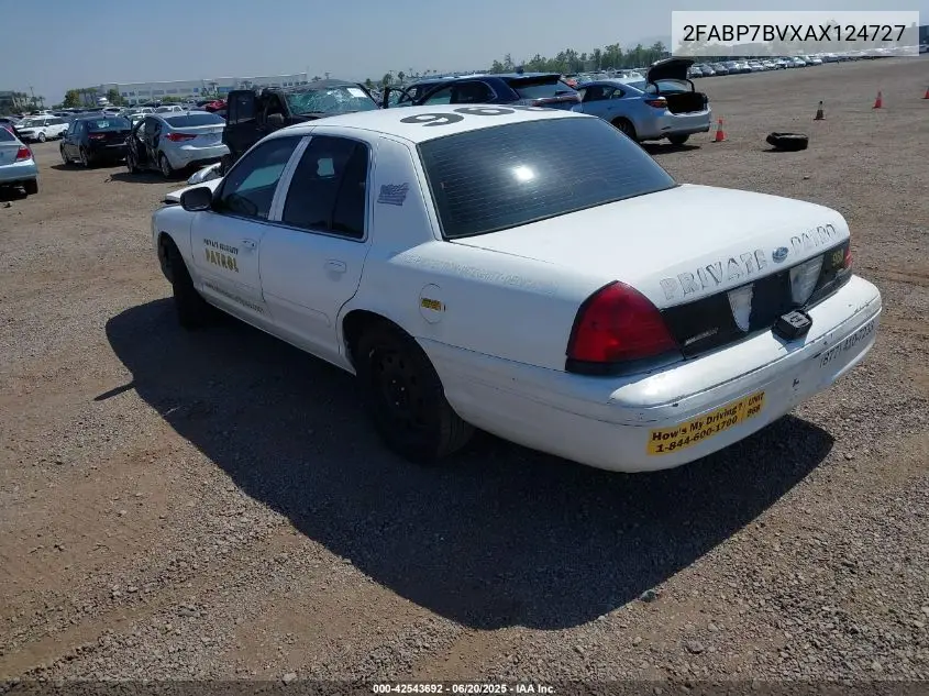 2010 Ford Crown Victoria Police Interceptor VIN: 2FABP7BVXAX124727 Lot: 42543692