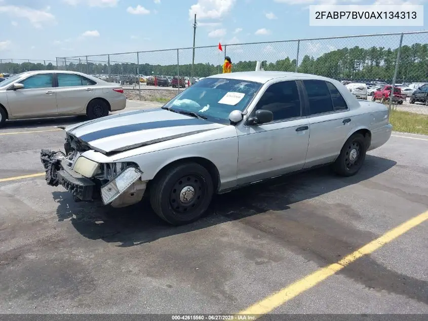 2010 Ford Crown Victoria Police/Police Interceptor VIN: 2FABP7BV0AX134313 Lot: 42615560