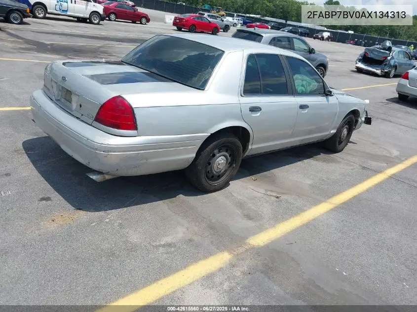 2010 Ford Crown Victoria Police/Police Interceptor VIN: 2FABP7BV0AX134313 Lot: 42615560