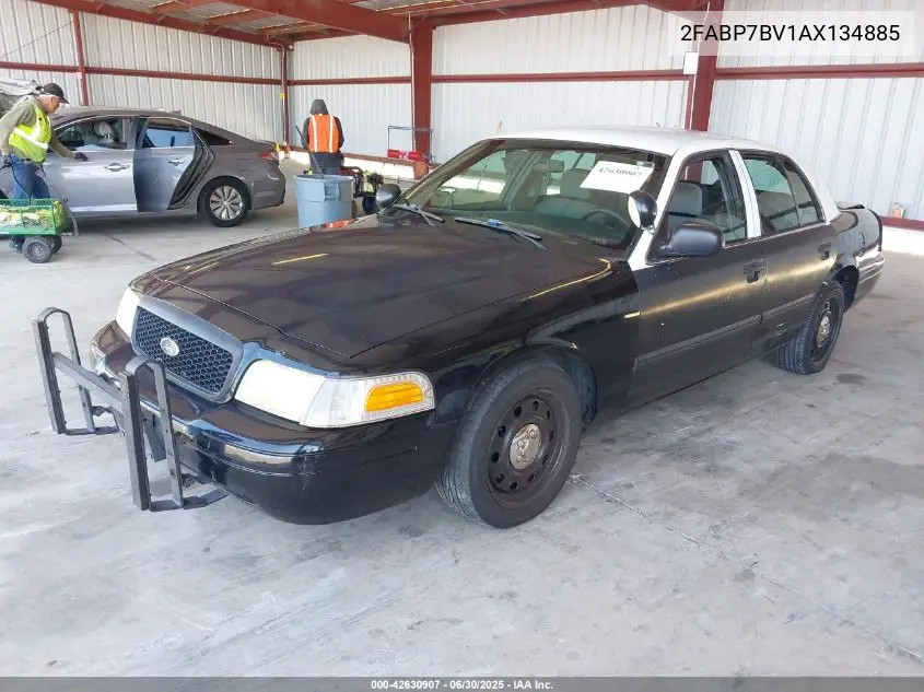 2010 Ford Crown Victoria Police/Police Interceptor VIN: 2FABP7BV1AX134885 Lot: 42630907