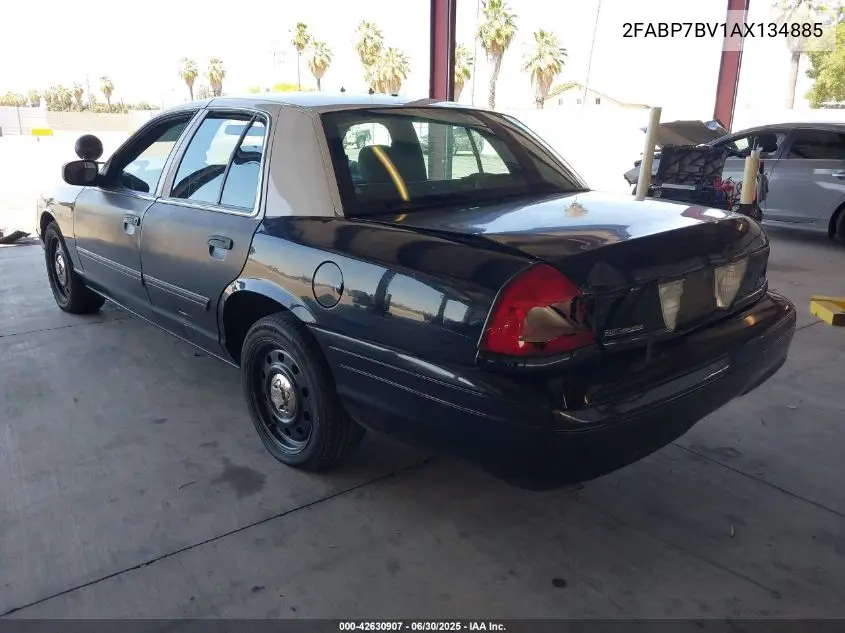 2010 Ford Crown Victoria Police/Police Interceptor VIN: 2FABP7BV1AX134885 Lot: 42630907