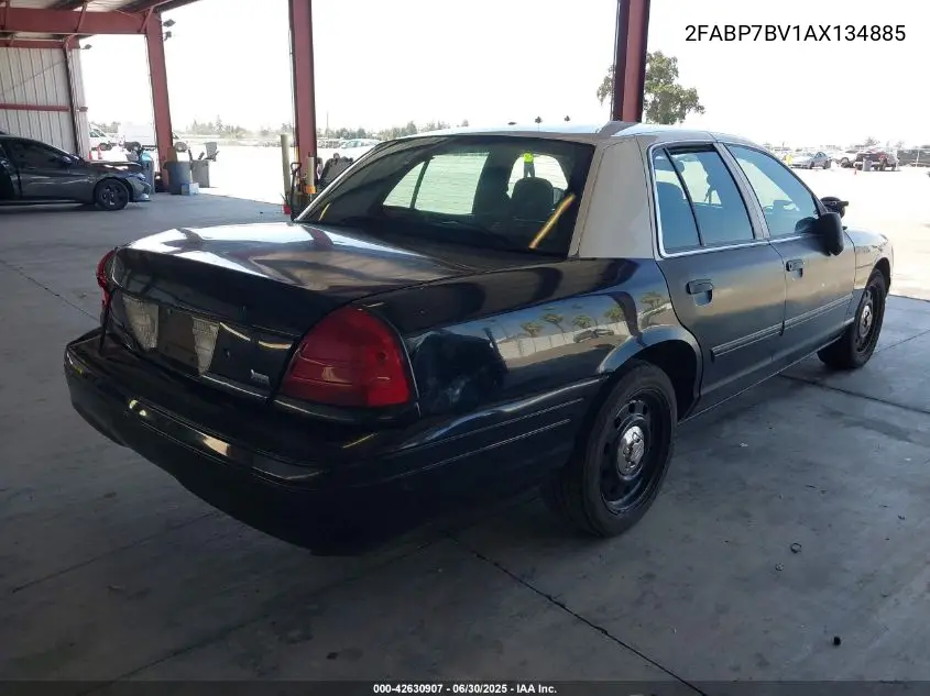 2010 Ford Crown Victoria Police/Police Interceptor VIN: 2FABP7BV1AX134885 Lot: 42630907