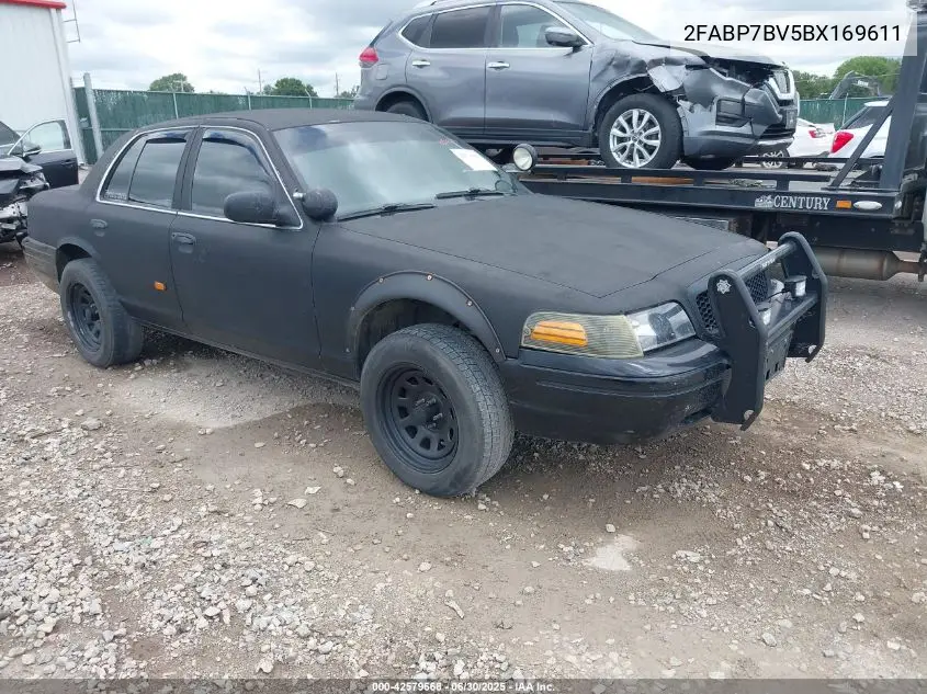 2011 Ford Crown Victoria Police Interceptor VIN: 2FABP7BV5BX169611 Lot: 42579668