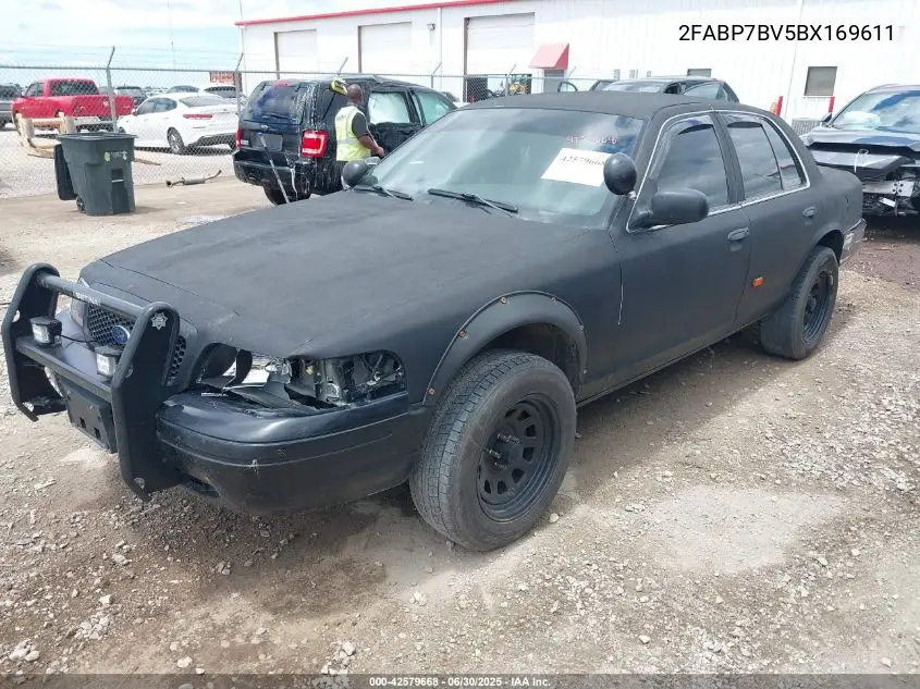 2011 Ford Crown Victoria Police Interceptor VIN: 2FABP7BV5BX169611 Lot: 42579668