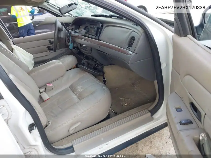 2011 Ford Crown Victoria Lx VIN: 2FABP7EV2BX170338 Lot: 42615196