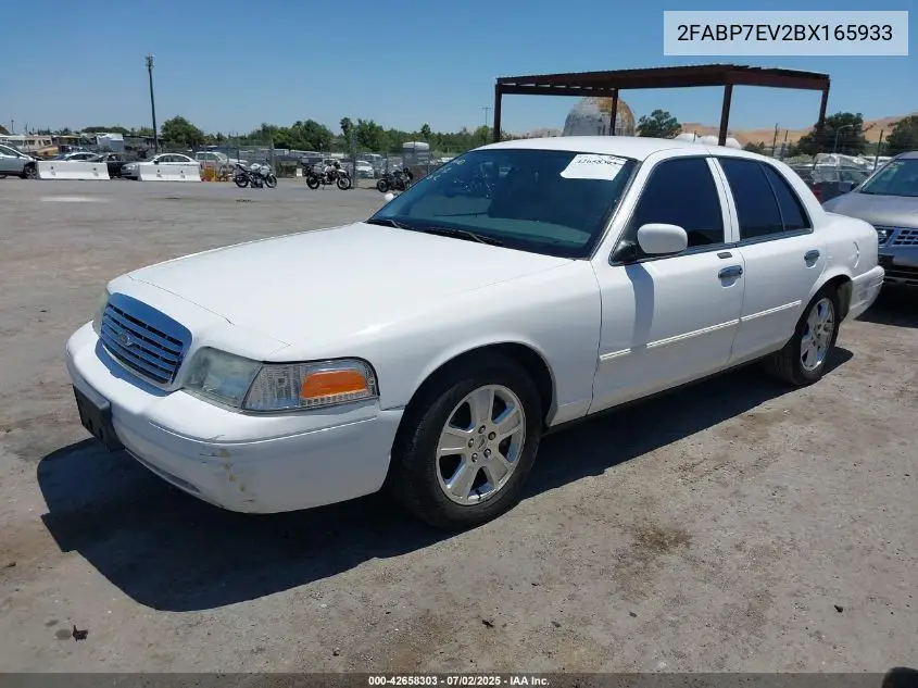 2011 Ford Crown Victoria Lx VIN: 2FABP7EV2BX165933 Lot: 42658303