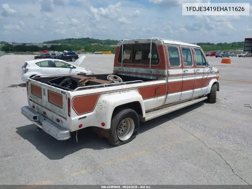 1987 Ford Econoline E350 Van VIN: 1FDJE3419HA11626 Lot: 42569658
