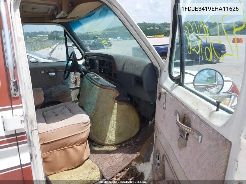 1987 Ford Econoline E350 Van VIN: 1FDJE3419HA11626 Lot: 42569658