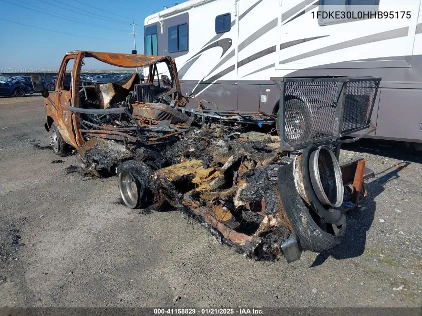 1987 Ford Econoline E350 Cutaway Van VIN: 1FDKE30L0HHB95175 Lot: 41158829