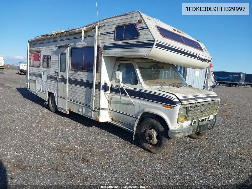1987 Ford Econoline E350 Cutaway Van VIN: 1FDKE30L9HHB29997 Lot: 41909616