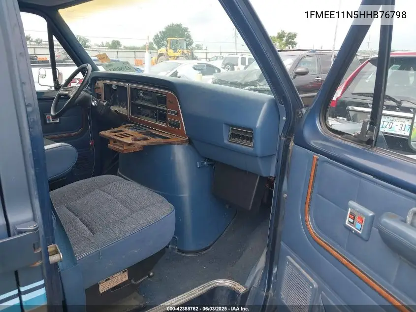 1987 Ford Econoline E150 VIN: 1FMEE11N5HHB76798 Lot: 42388762