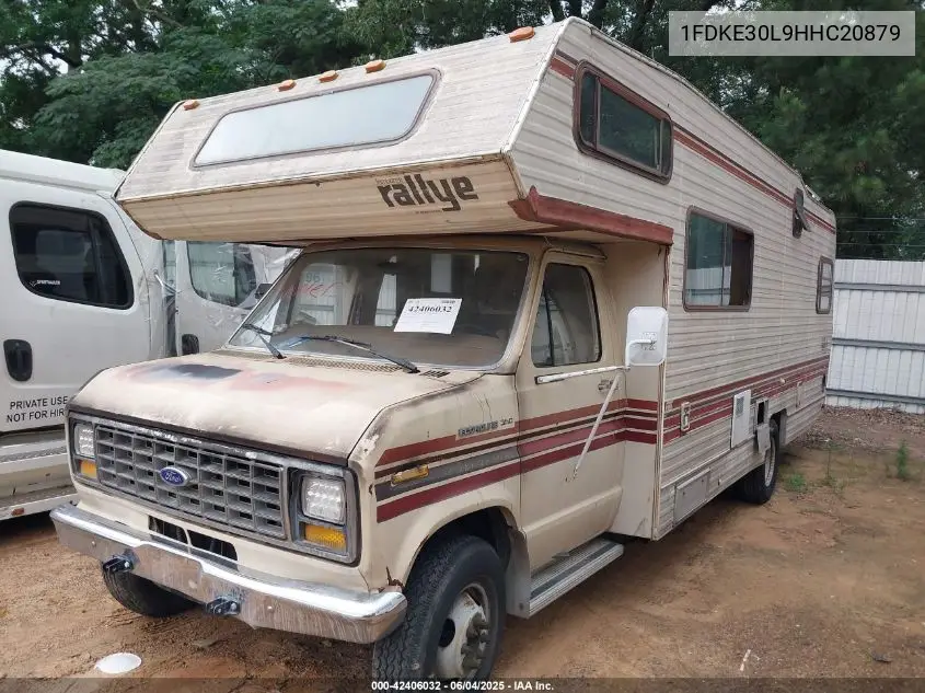 1987 Ford Econoline E350 Cutaway Van VIN: 1FDKE30L9HHC20879 Lot: 42406032