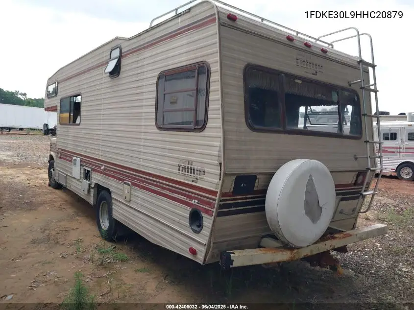 1987 Ford Econoline E350 Cutaway Van VIN: 1FDKE30L9HHC20879 Lot: 42406032