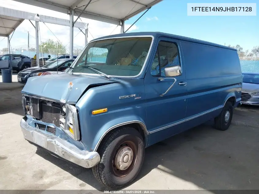 1988 Ford Econoline E150 Van VIN: 1FTEE14N9JHB17128 Lot: 41933294