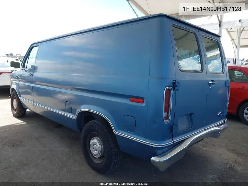 1988 Ford Econoline E150 Van VIN: 1FTEE14N9JHB17128 Lot: 41933294