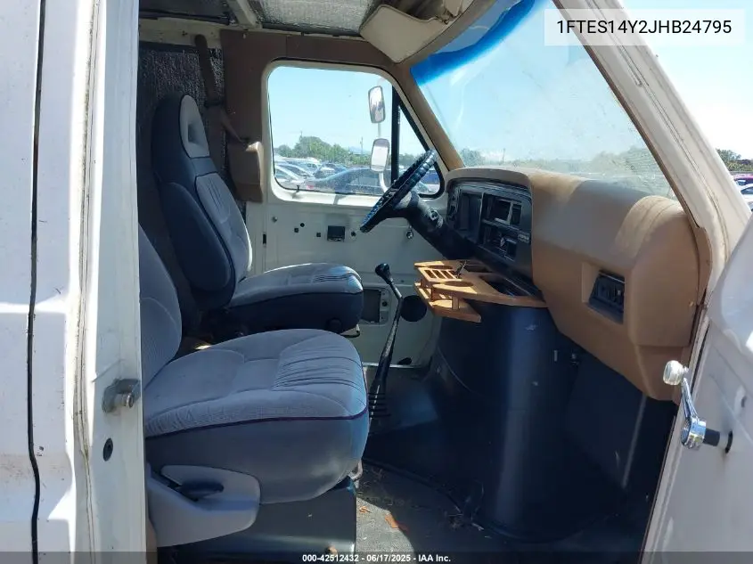 1988 Ford Econoline E150 Super Duty Van VIN: 1FTES14Y2JHB24795 Lot: 42512432