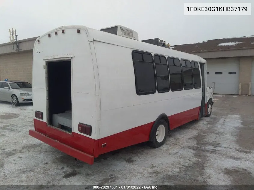1989 Ford Econoline E350 Cutaway Van VIN: 1FDKE30G1KHB37179 Lot: 28297501
