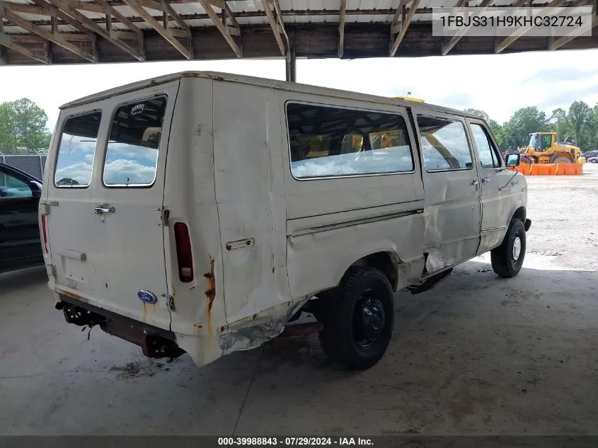 1989 Ford Econoline E350 Super Duty VIN: 1FBJS31H9KHC32724 Lot: 39988843