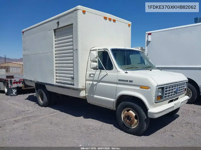 1989 Ford Econoline E350 Cutaway Van VIN: 1FDKE37GXKHB82062 Lot: 42111076