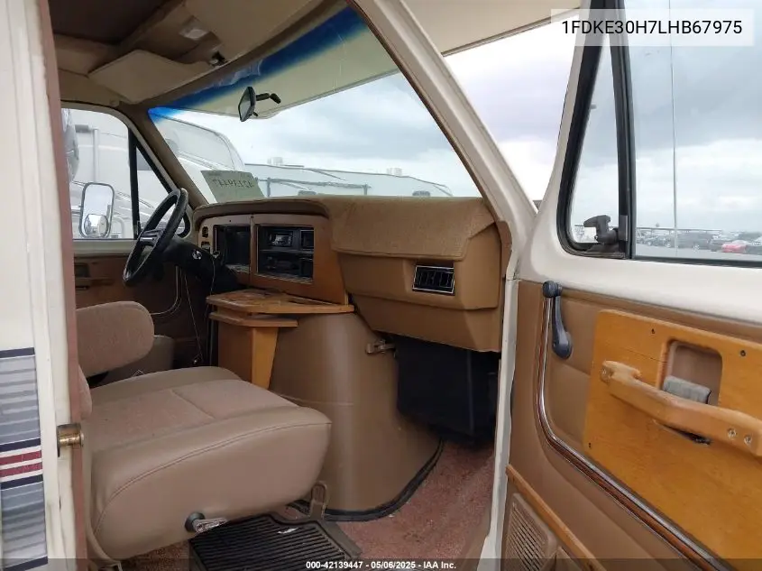 1990 Ford Econoline E350 Cutaway Van VIN: 1FDKE30H7LHB67975 Lot: 42139447