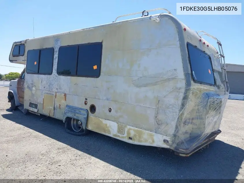 1990 Ford Econoline E350 Cutaway Van VIN: 1FDKE30G5LHB05076 Lot: 42206748