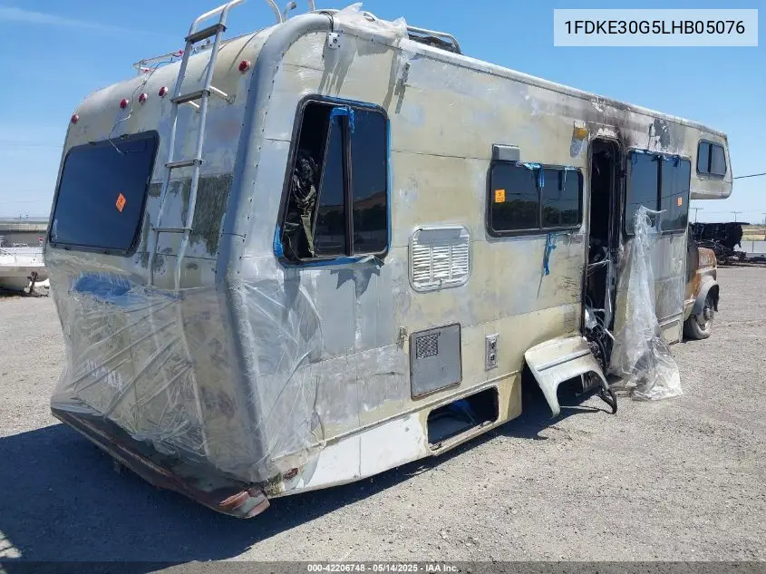 1990 Ford Econoline E350 Cutaway Van VIN: 1FDKE30G5LHB05076 Lot: 42206748