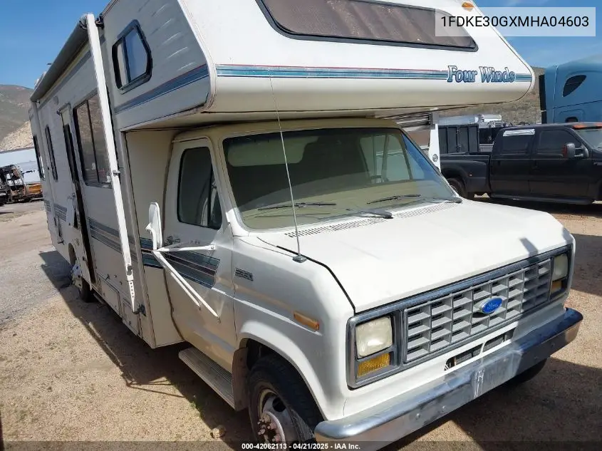 1991 Ford Econoline E350 Cutaway Van VIN: 1FDKE30GXMHA04603 Lot: 42062113